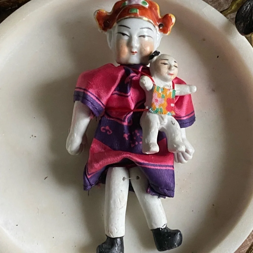 Vintage rare porcelain ornament